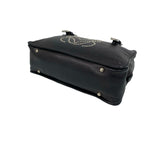 Loewe Anagram Studs Logo Leather Mini Tote Boston Bag Black — view 8