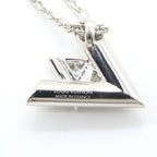 Louis Vuitton Necklace Pendentif GM Diamond 48.5 58.5 cm 18k White Gold — view 3