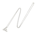 Louis Vuitton Necklace Pendentif GM Diamond 48.5 58.5 cm 18k White Gold — view 2
