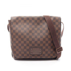 Louis Vuitton Shoulder Bag Brooklyn Canvas Leather