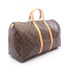 Louis Vuitton Boston Bag Keepall 50 Canvas Leather — view 2
