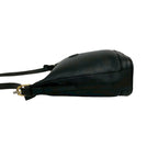 Gucci Vintage GG Logo Leather Shoulder Bag Crossbody Pochette Black — view 5