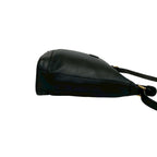 Gucci Vintage GG Logo Leather Shoulder Bag Crossbody Pochette Black — view 6