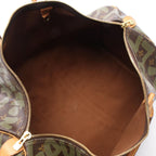 Louis Vuitton Boston Bag Keepall 50 Bag Khaki Canvas Leather — view 3