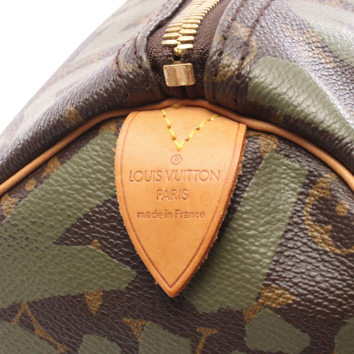 Louis Vuitton Boston Bag Keepall 50 Bag Khaki Canvas Leather — view 4
