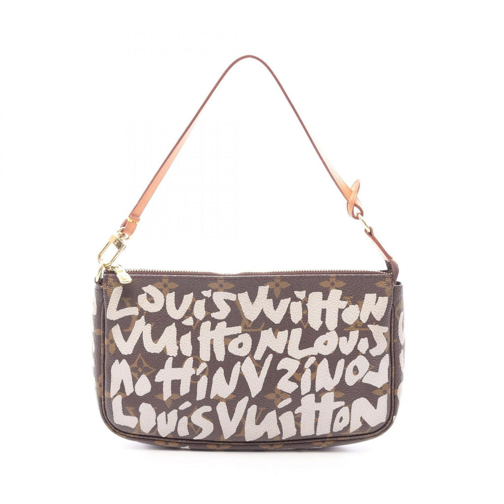 Louis Vuitton Handbag Pochette Argent Canvas Leather