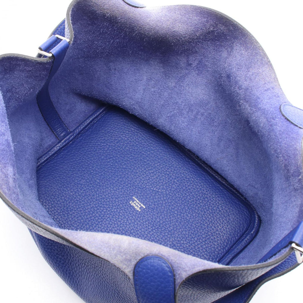 Hermes Handbag Picotin Lock Blue Royale Leather — view 3