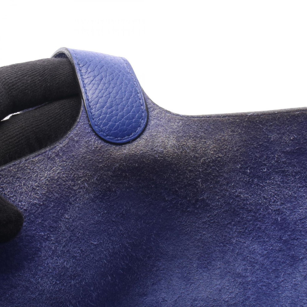 Hermes Handbag Picotin Lock Blue Royale Leather — view 6