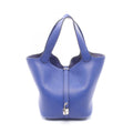 Hermes Handbag Picotin Lock Blue Royale Leather