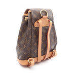 Louis Vuitton Backpack Montsouris Canvas Leather — view 2