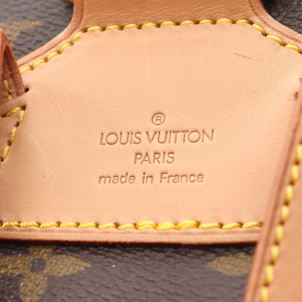 Louis Vuitton Backpack Montsouris Canvas Leather — view 4