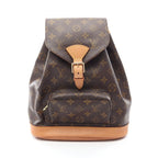 Louis Vuitton Backpack Montsouris Canvas Leather