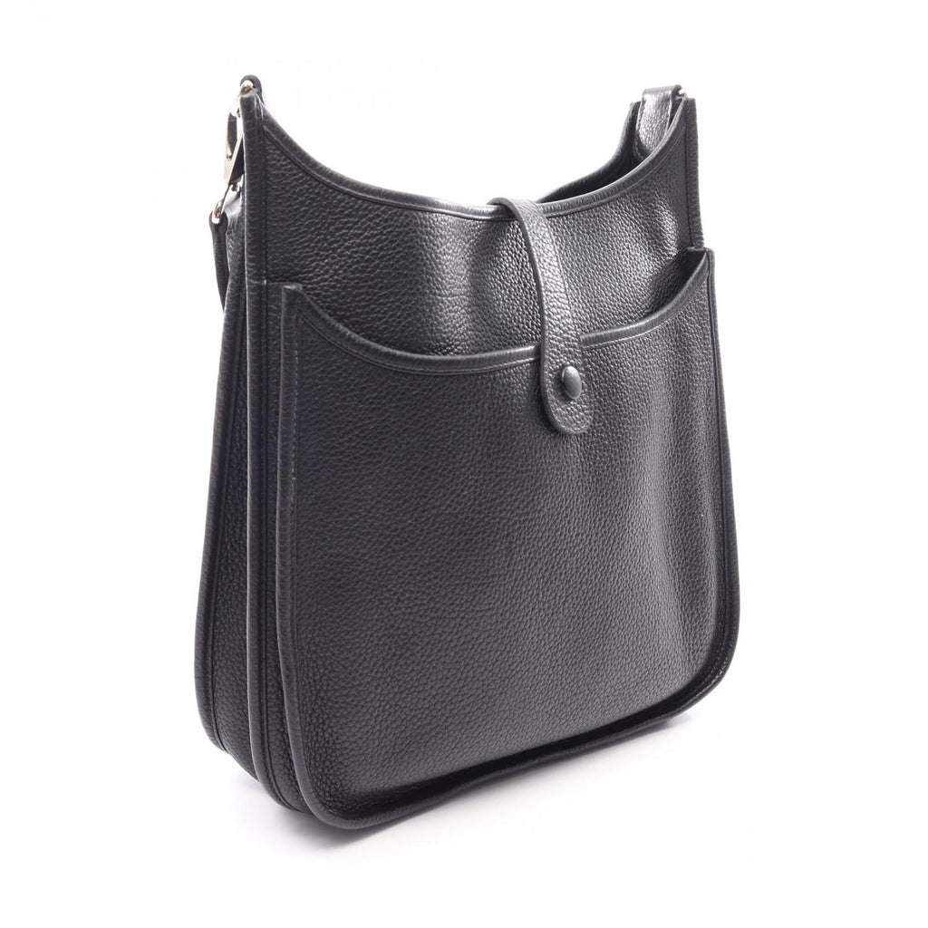 Hermes Shoulder Bag Evelyne 3 Trois GM Black Leather — view 2