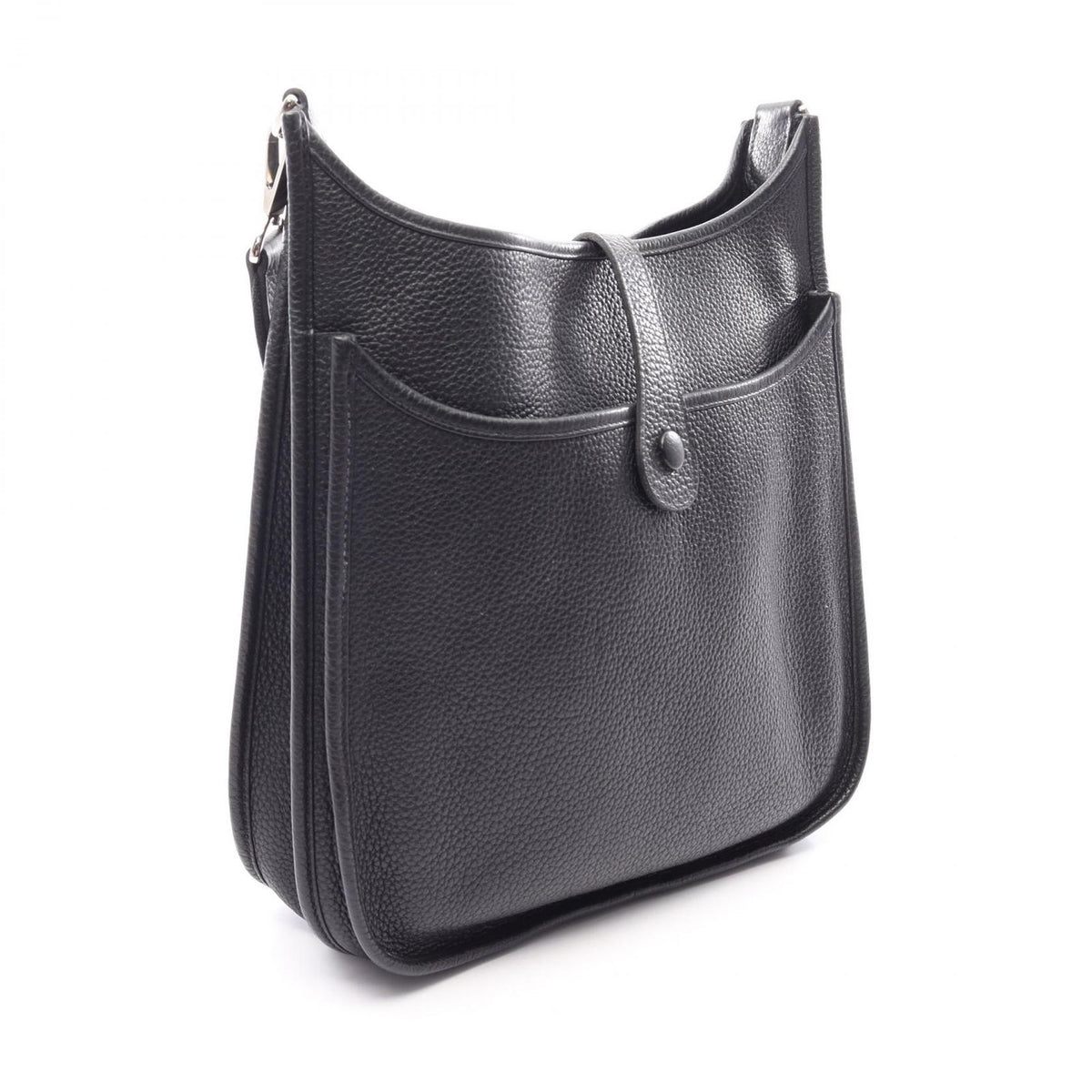 Hermes Shoulder Bag Evelyne 3 Trois GM Black Leather — view 2