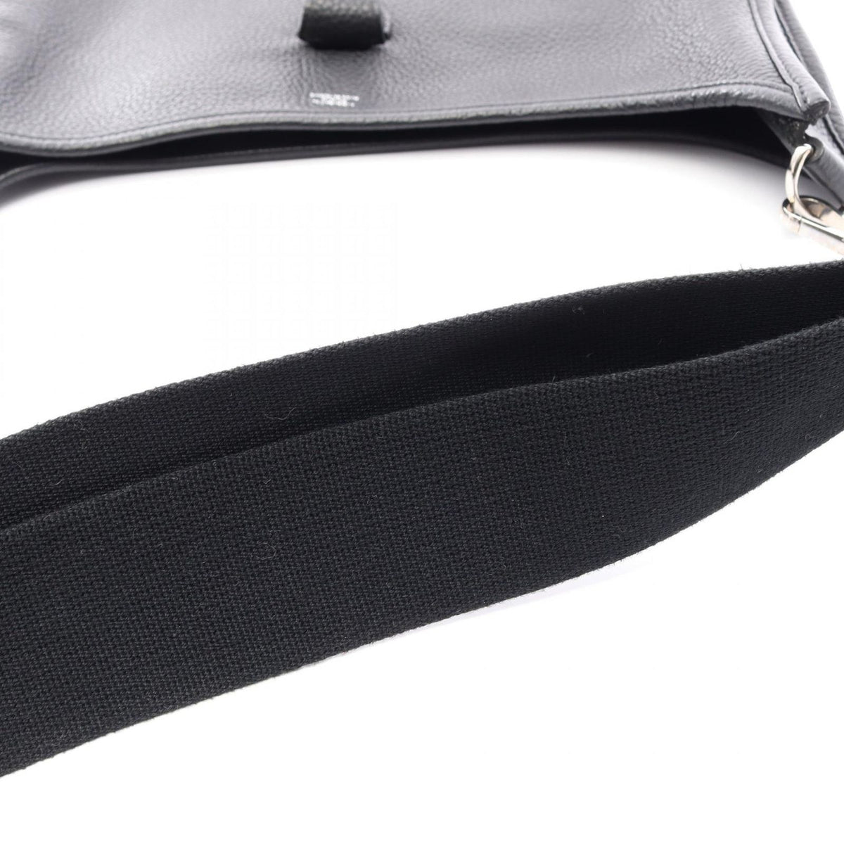 Hermes Shoulder Bag Evelyne 3 Trois GM Black Leather — view 8