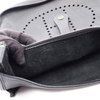 Hermes Shoulder Bag Evelyne 3 Trois GM Black Leather — view 9