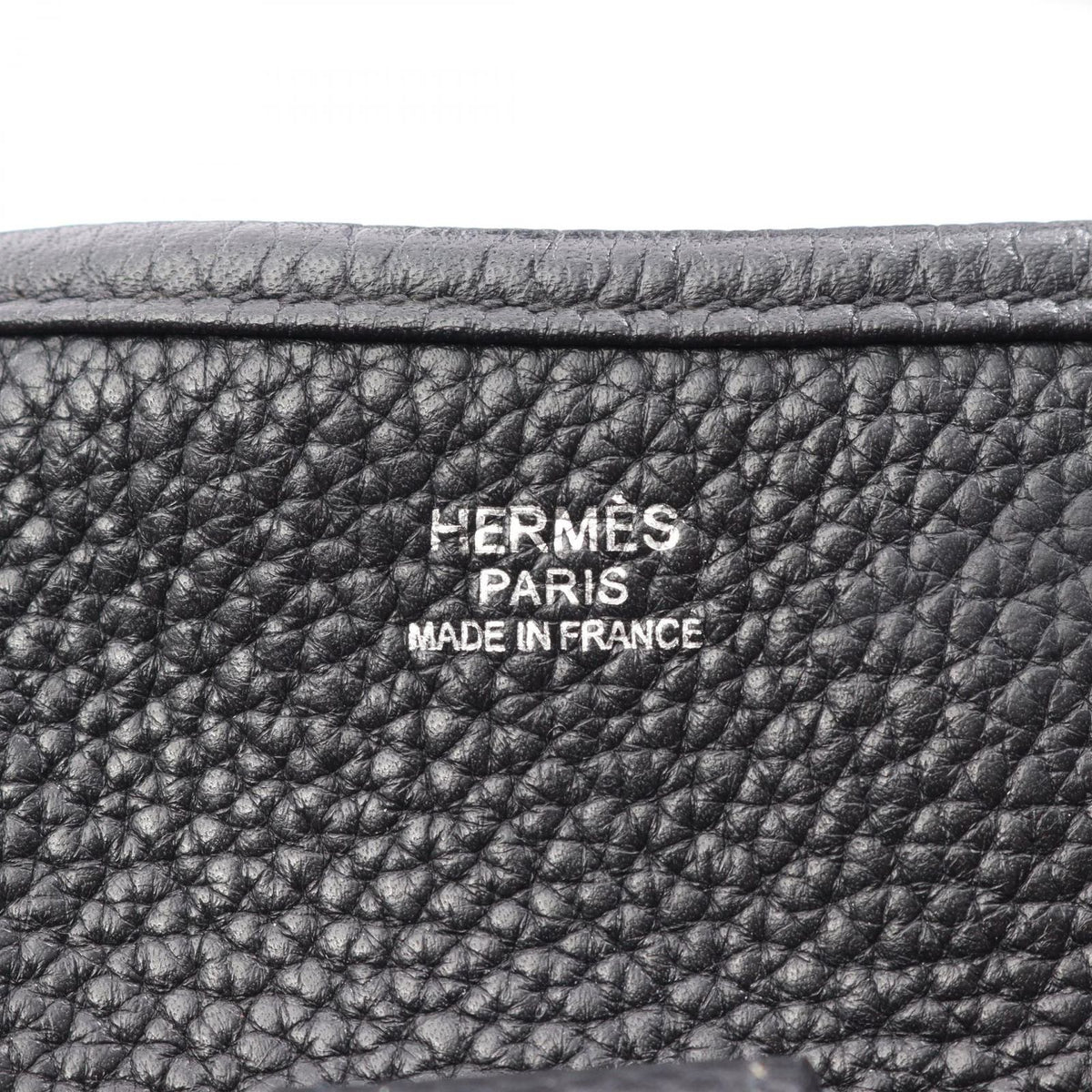 Hermes Shoulder Bag Evelyne 3 Trois GM Black Leather — view 4