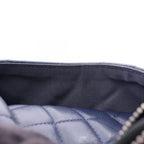 Chanel Shoulder Bag Girl Navy Black Lambskin Chain — view 6