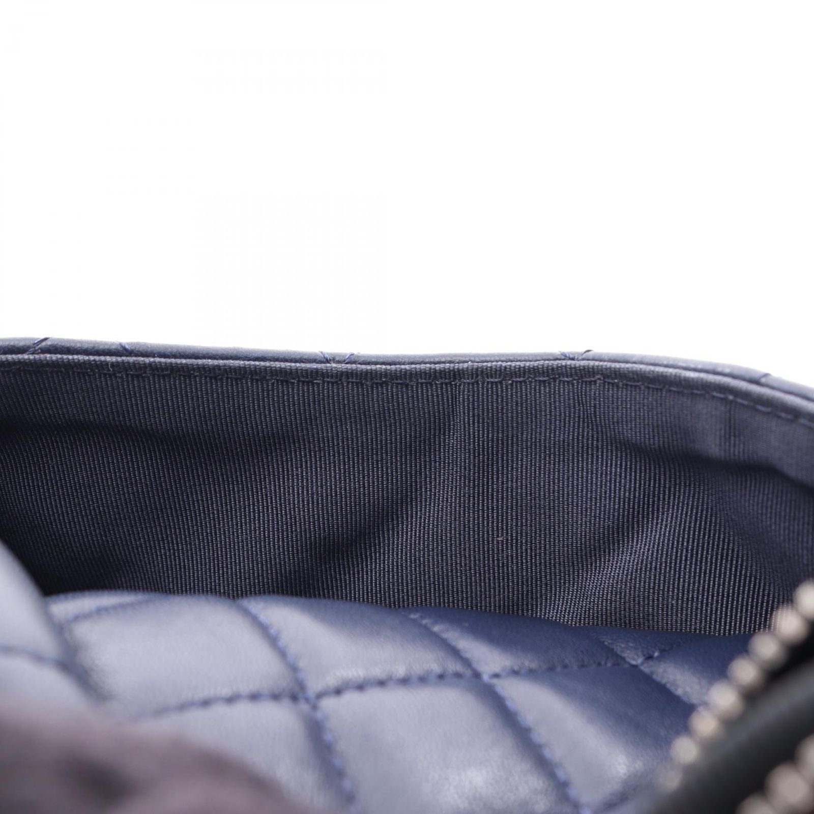 Chanel Shoulder Bag Girl Navy Black Lambskin Chain — view 6