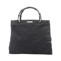 Gucci Tote Bamboo 002 Black Nylon