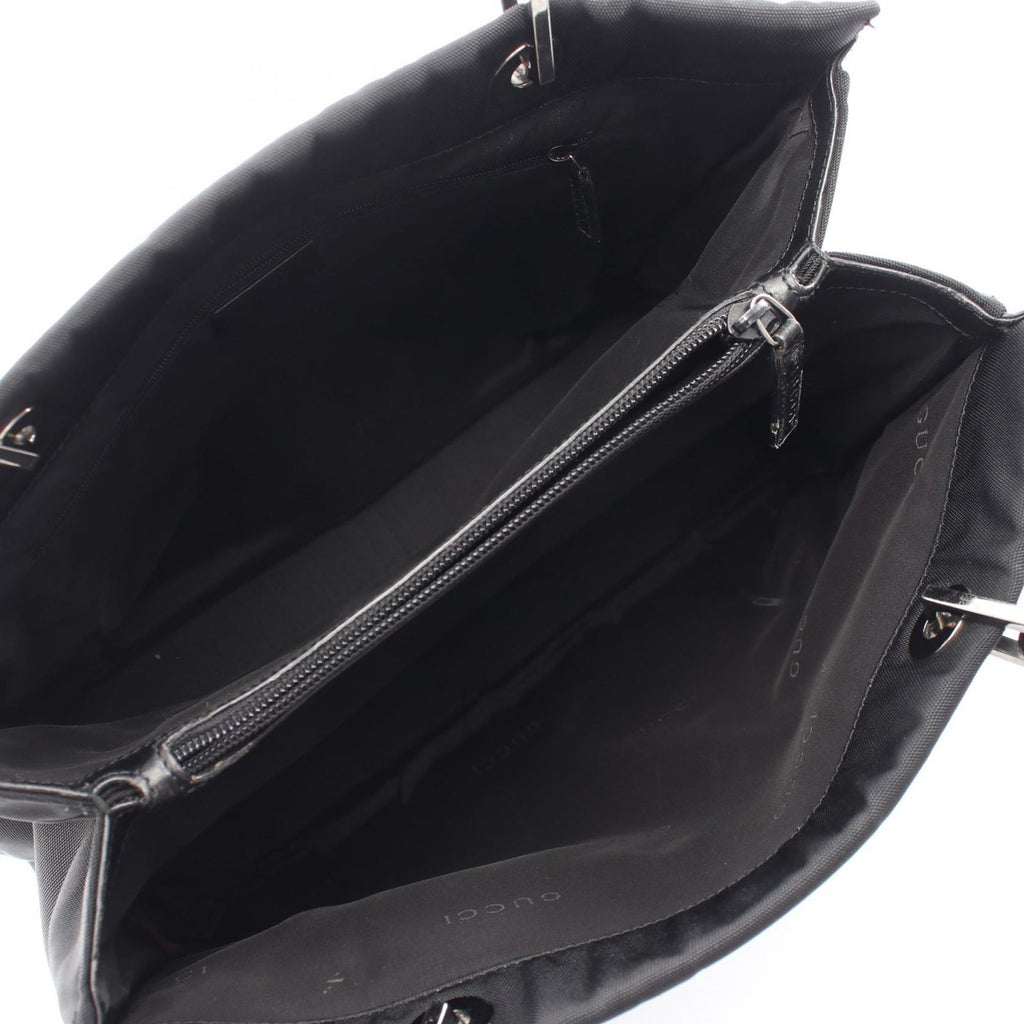 Gucci Tote Bamboo 002 Black Nylon — view 3