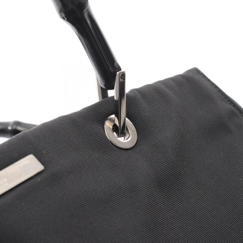 Gucci Tote Bamboo 002 Black Nylon — view 7