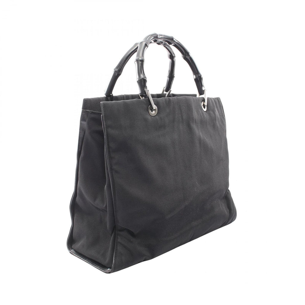 Gucci Tote Bamboo 002 Black Nylon — view 2