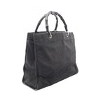 Gucci Tote Bamboo 002 Black Nylon — view 2