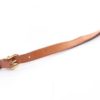 Celine Shoulder Bag Macadam Dark Brown Canvas Leather — view 8