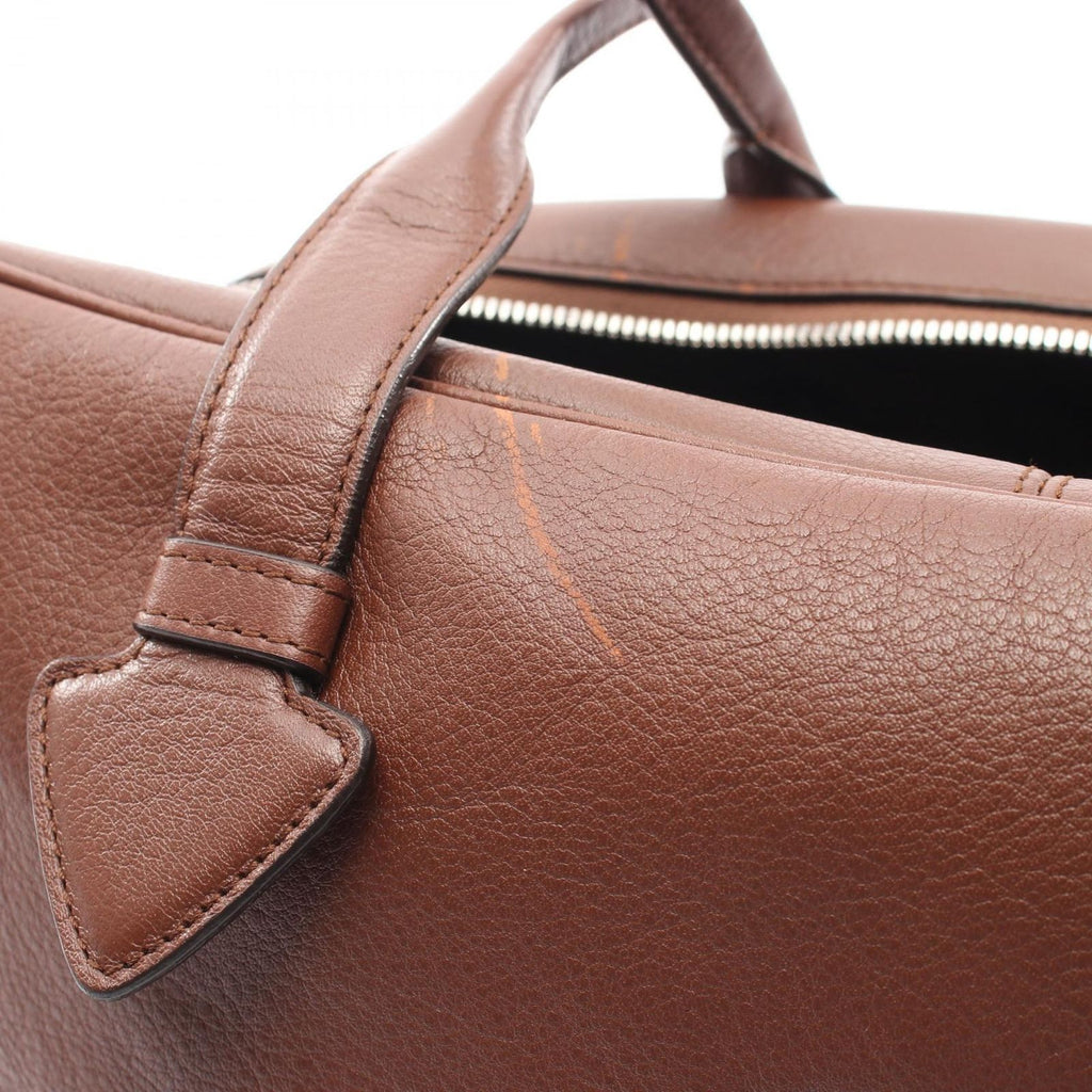 Loewe Tote Heritage Brown Leather Mini Boston — view 9