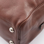 Loewe Tote Heritage Brown Leather Mini Boston — view 5