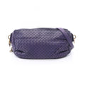 Bottega Veneta Shoulder Bag Intrecciato Purple Leather