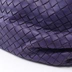 Bottega Veneta Shoulder Bag Intrecciato Purple Leather — view 7