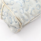 Celine Handbag C Macadam Light Blue Canvas Leather — view 6