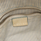 Celine Handbag C Macadam Light Blue Canvas Leather — view 4