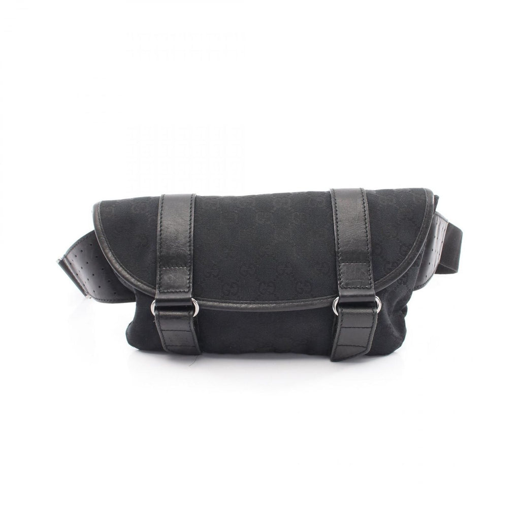 Gucci Waist Bag GG Canvas Black