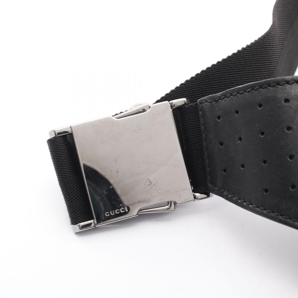 Gucci Waist Bag GG Canvas Black — view 7
