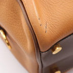 Loewe Tote Anagram Brown Dark Leather Boston — view 7