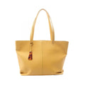 Chanel Tote with Charm Yellow Leather