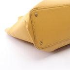 Chanel Tote with Charm Yellow Leather — view 6