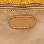 Chanel Tote with Charm Yellow Leather — view 4