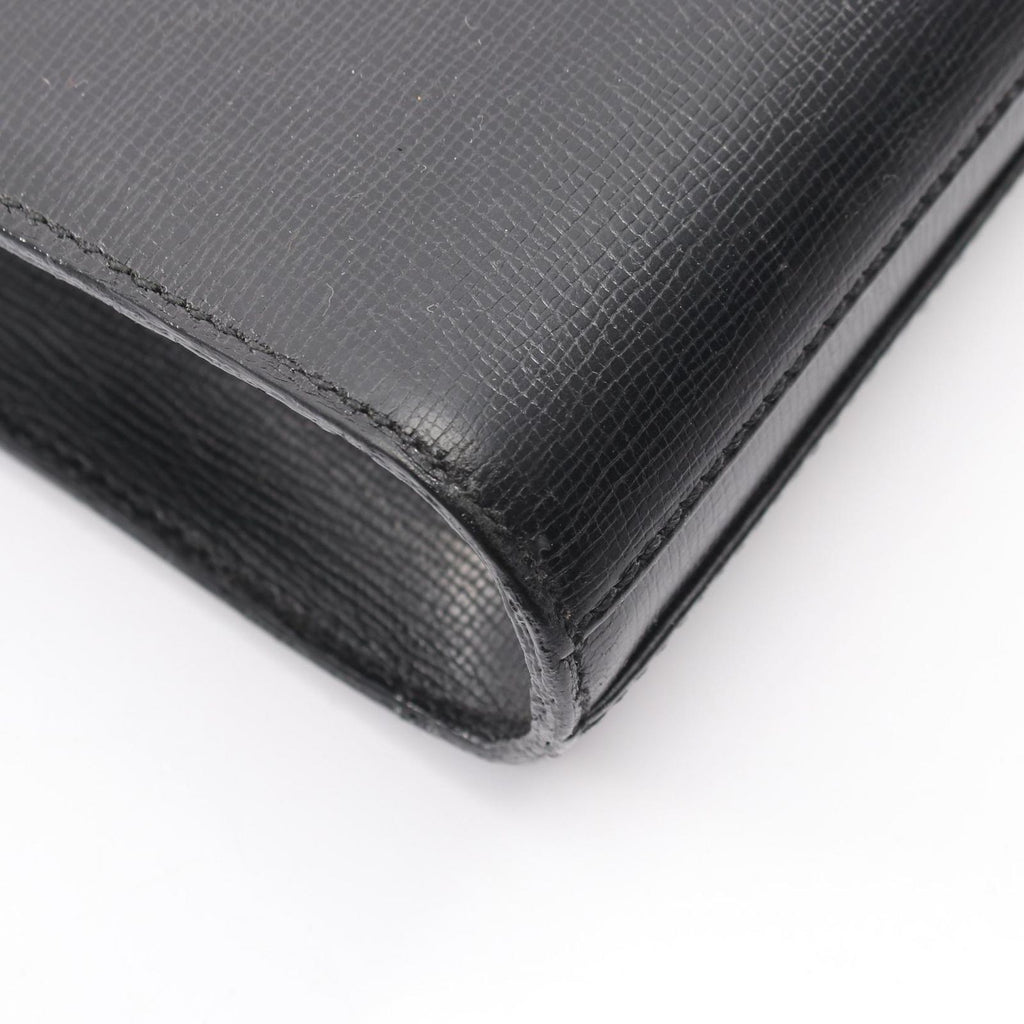 Dior Shoulder Bag CD Logo Vintage Black Leather — view 7