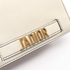 Dior Shoulder Bag J'adior White Leather J'adior Chain Wallet — view 8