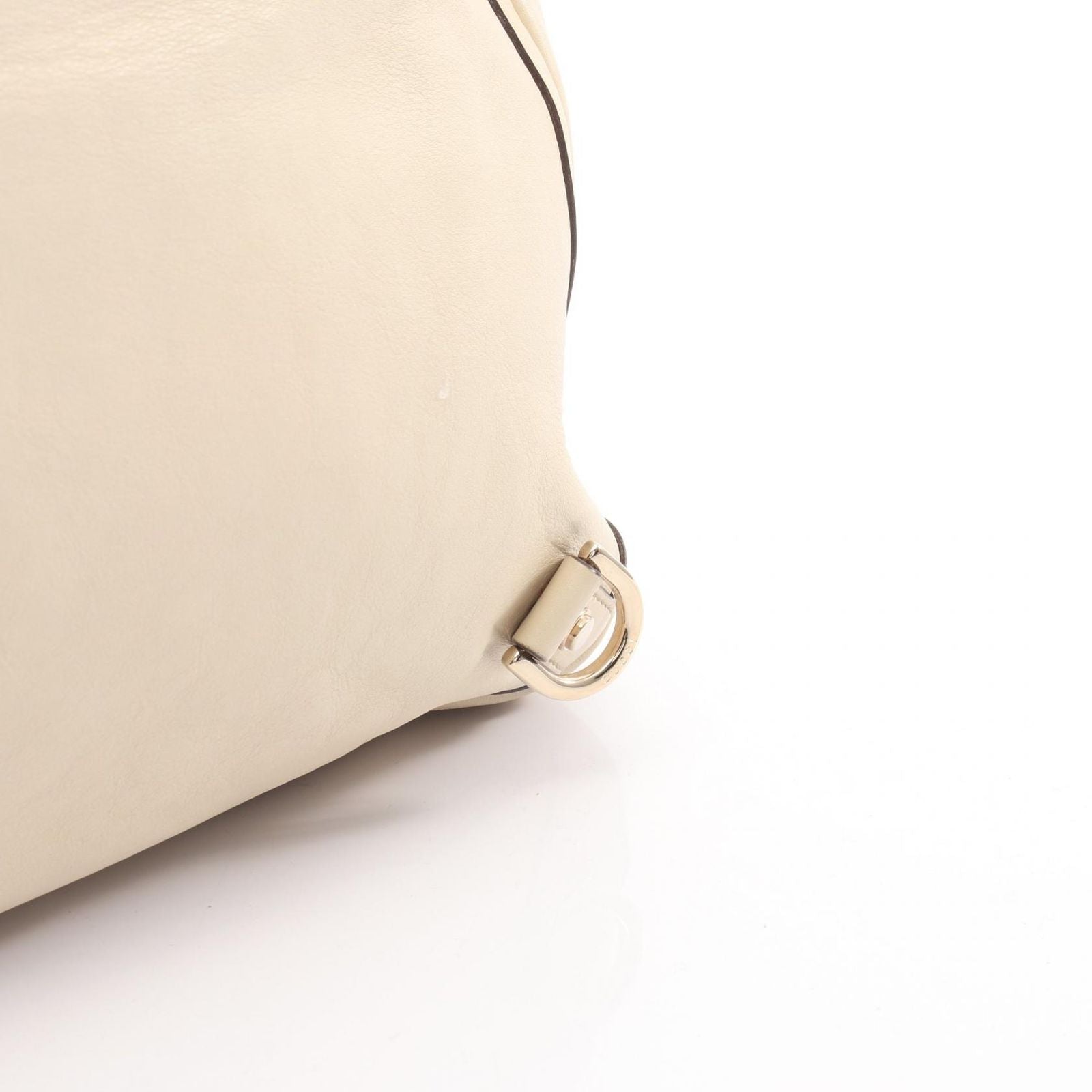 Gucci Tote Abbey Ivory Leather — view 8