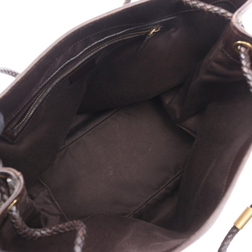 Gucci Tote GG Canvas Beige Dark Brown — view 3