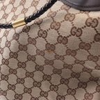 Gucci Tote GG Canvas Beige Dark Brown — view 8
