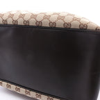 Gucci Tote GG Canvas Beige Dark Brown — view 6
