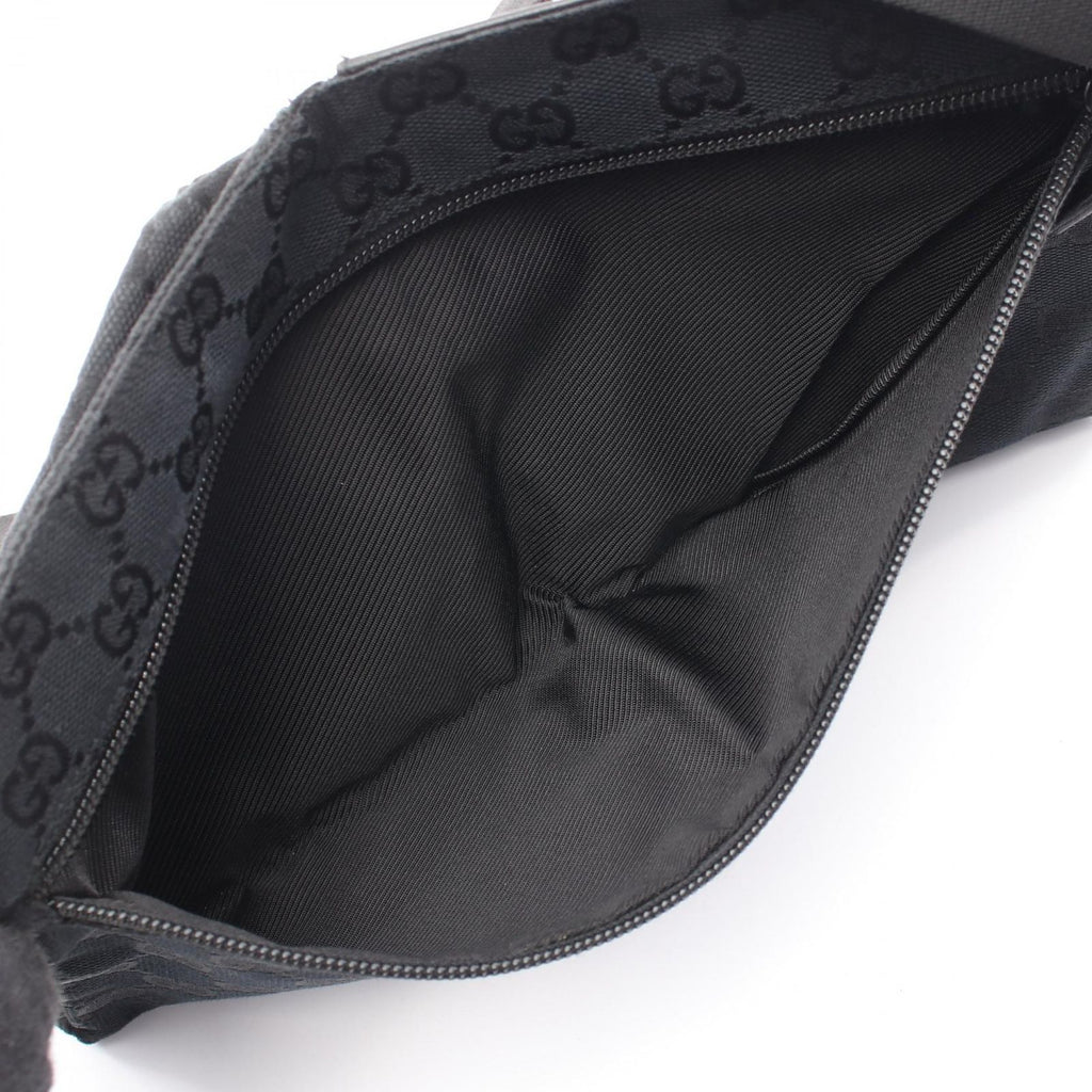 Gucci Waist Bag GG Canvas 018 Black — view 3