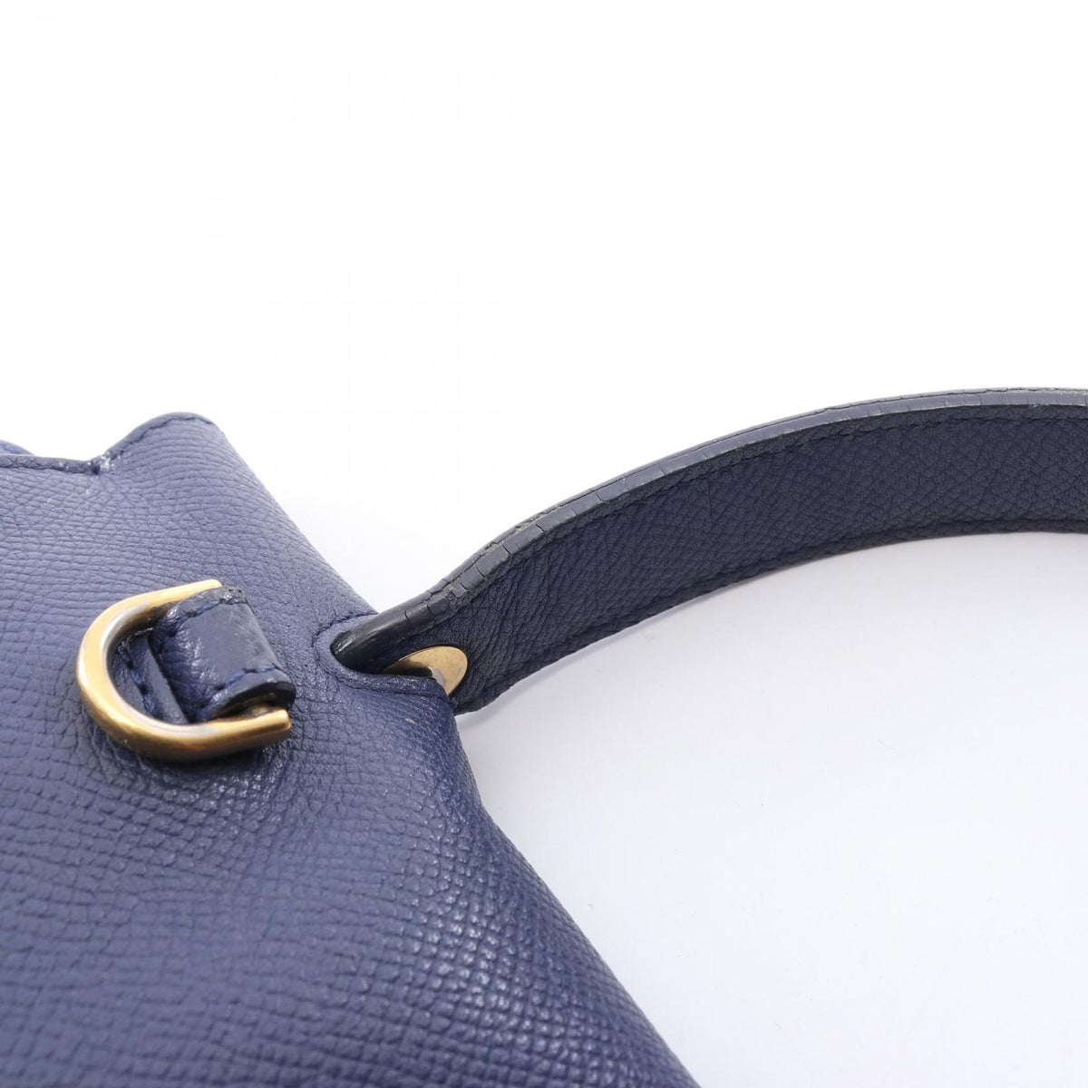 Celine Belt Bag Mini Navy Leather — view 8