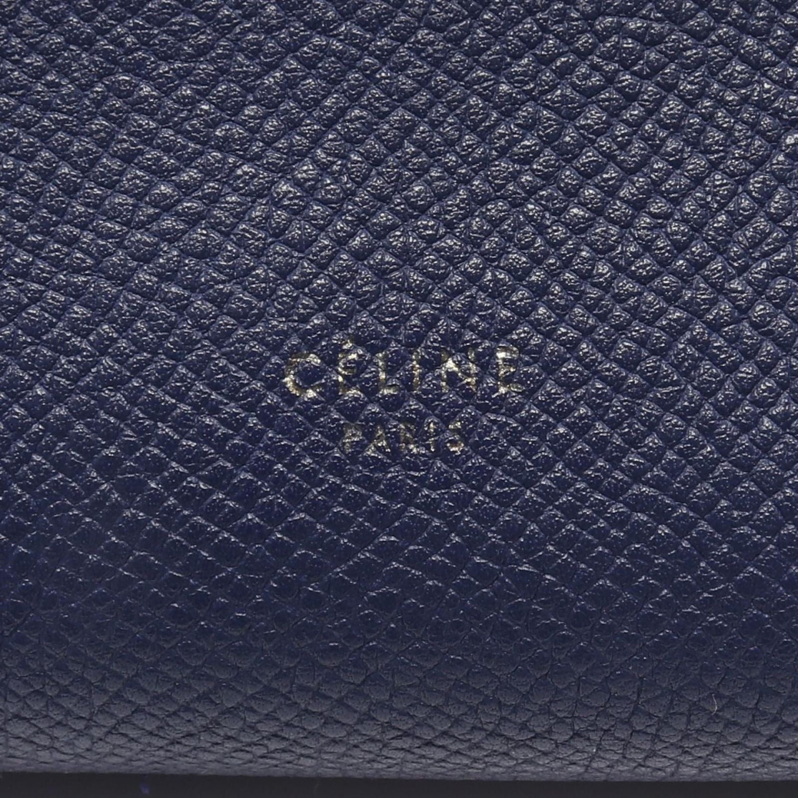 Celine Belt Bag Mini Navy Leather — view 4